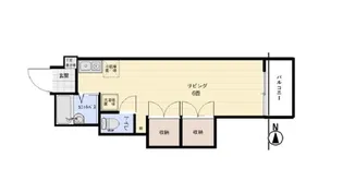 サンハイツ早稲田【6階】の間取り