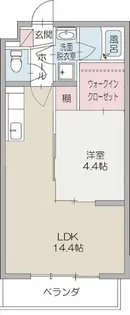 ブローニュ【2階】の間取り
