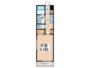 ル・シエル旭町【3階】の間取り