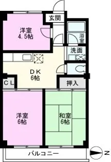 グランドハイム浅井【2階】の間取り