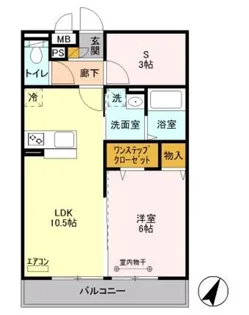 ラ カンパネラ A【3階】の間取り