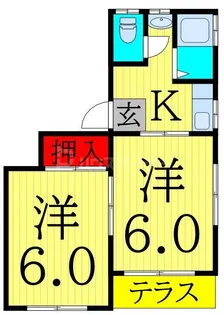 ソルトハイム【2階】の間取り