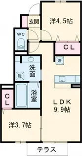 ポサーダ本城【1階】の間取り