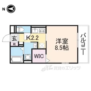 シェラメール東舞鶴【1階】の間取り
