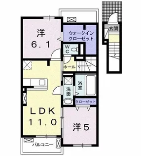 アゼリア光【2階】の間取り