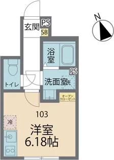カインドネス金町【1階】の間取り