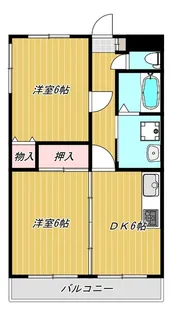ラフォーレオオモリ【2階】の間取り