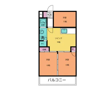 大恵第3マンション【3階】の間取り
