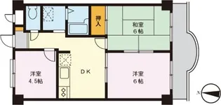 グリーンハイムさいとうII【3階】の間取り