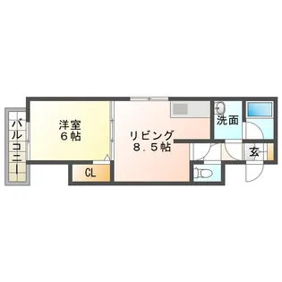 エルフィーネ本町【4階】の間取り