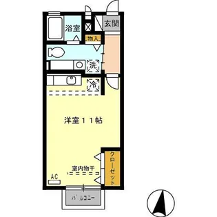 グランドスワード寺町【2階】の間取り