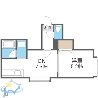 メゾンコンフォート【2階】の間取り