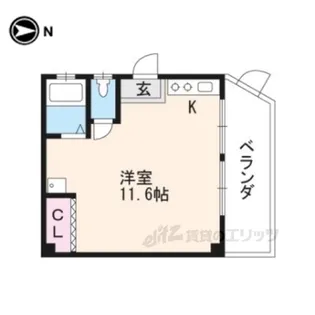 すみれハイツ【1階】の間取り