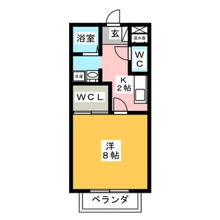 サン・f・p1 羽島【2階】の間取り