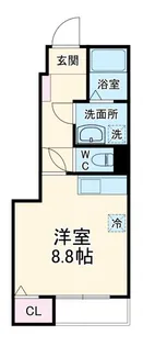 ユーカリが丘 富士【1階】の間取り