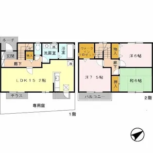 アルスクレストIIの間取り