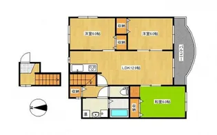 ガーデン津島II【1階】の間取り