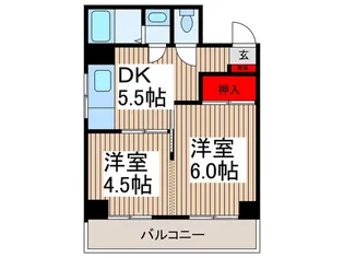 エスポア-ルときわ【3階】の間取り