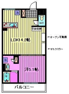 オータムスイート【2階】の間取り