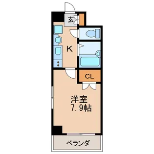 プロビデンス泉【8階】の間取り