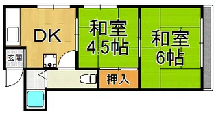 カキウチビル【3階】の間取り