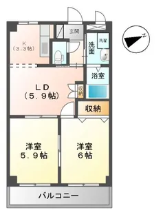 wood village II【2階】の間取り