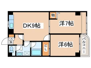 パステル小茂根【1階】の間取り