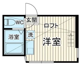 ユナイト黄金町アステカ【1階】の間取り