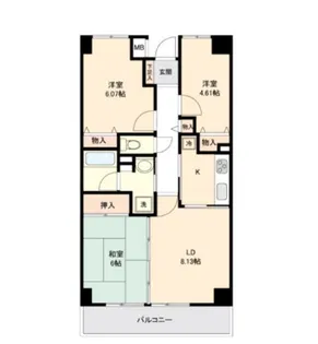 アーバンパーク市ヶ尾【3階】の間取り