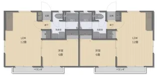 エンゼルココ【2階】の間取り
