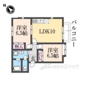 ヴィヴァン・ノールA棟【2階】の間取り