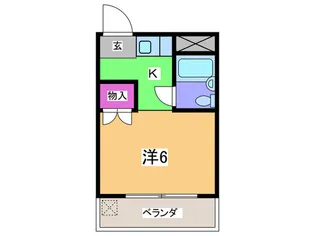 千寿マンション上本町【5階】の間取り