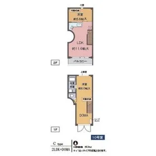 CuRVA【2階】の間取り
