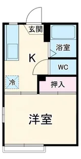 AzurEbina(アズールエビナ)【1階】の間取り
