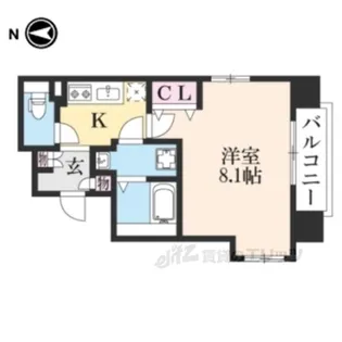 アドバンス京都デタンデュ【2階】の間取り