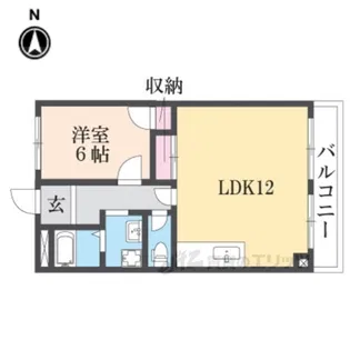 プリンストン布施【8階】の間取り