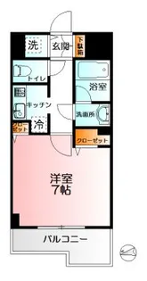 イーリス弘明寺【5階】の間取り
