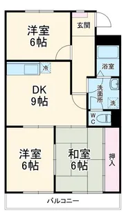 かつやビル【3階】の間取り