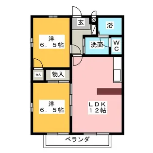 メゾンヴィラ【1階】の間取り