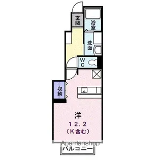 ローザ・アルベロA棟【1階】の間取り