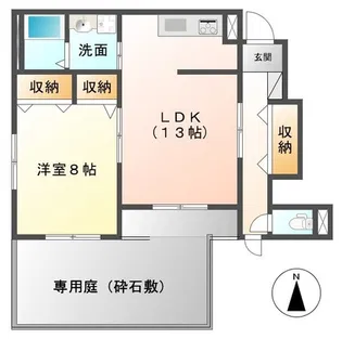 ルーラル【1階】の間取り