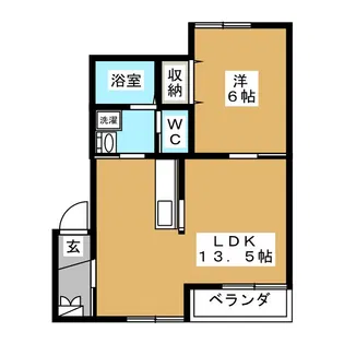 エッグカップ百合が丘【2階】の間取り