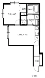 TocA西新井【3階】の間取り