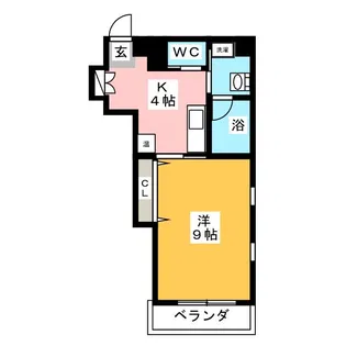 プラチナコート戸塚【1階】の間取り