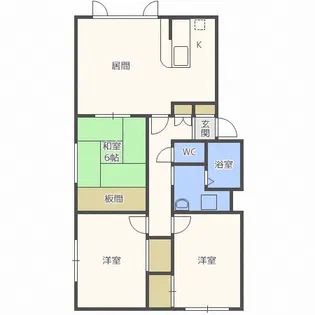 共成荘【1階】の間取り