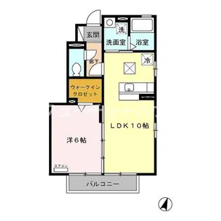 ワイズガーデン ABC【1階】の間取り