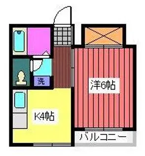 メゾンKM【2階】の間取り