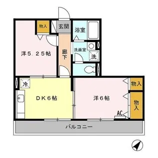 ロイヤルヒルズ谷山【3階】の間取り