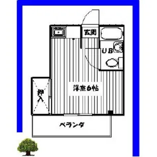 手島コーポ【2階】の間取り