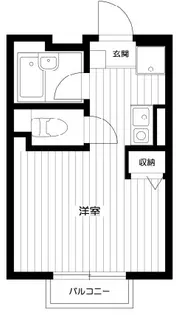 アネックス町屋【3階】の間取り